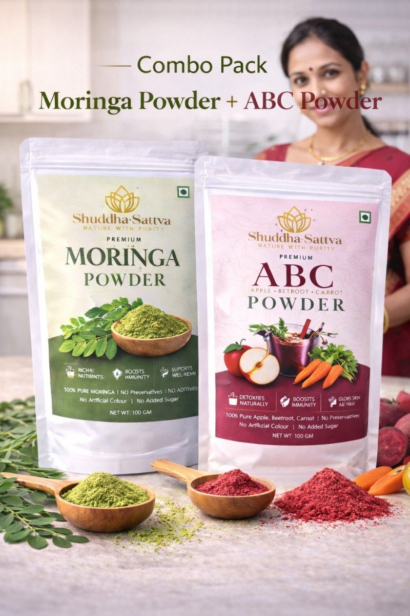 Moringa + ABC Powder Combo — 100gm each