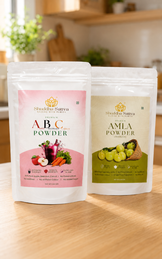 Seedless Amla + ABC Powder Combo — 100gm each