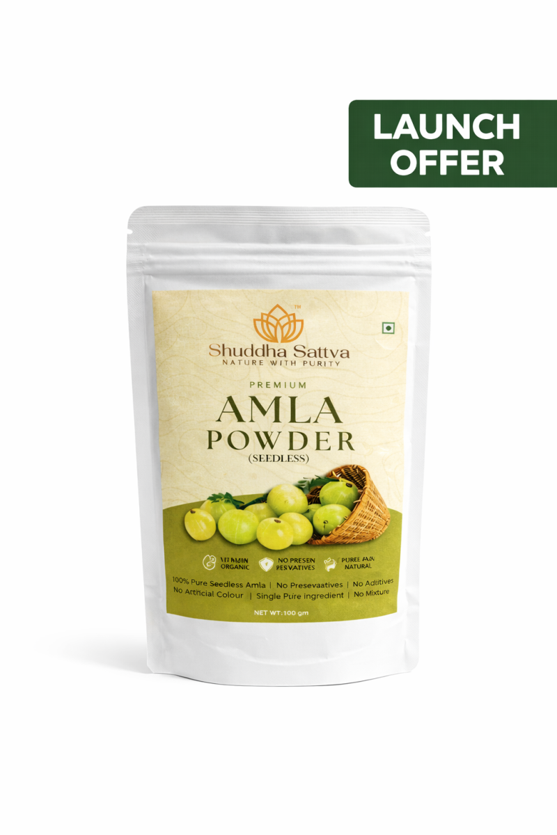 Amla Powder (Seedless)(100gm) | Indian Gooseberry | 100% NATURAL