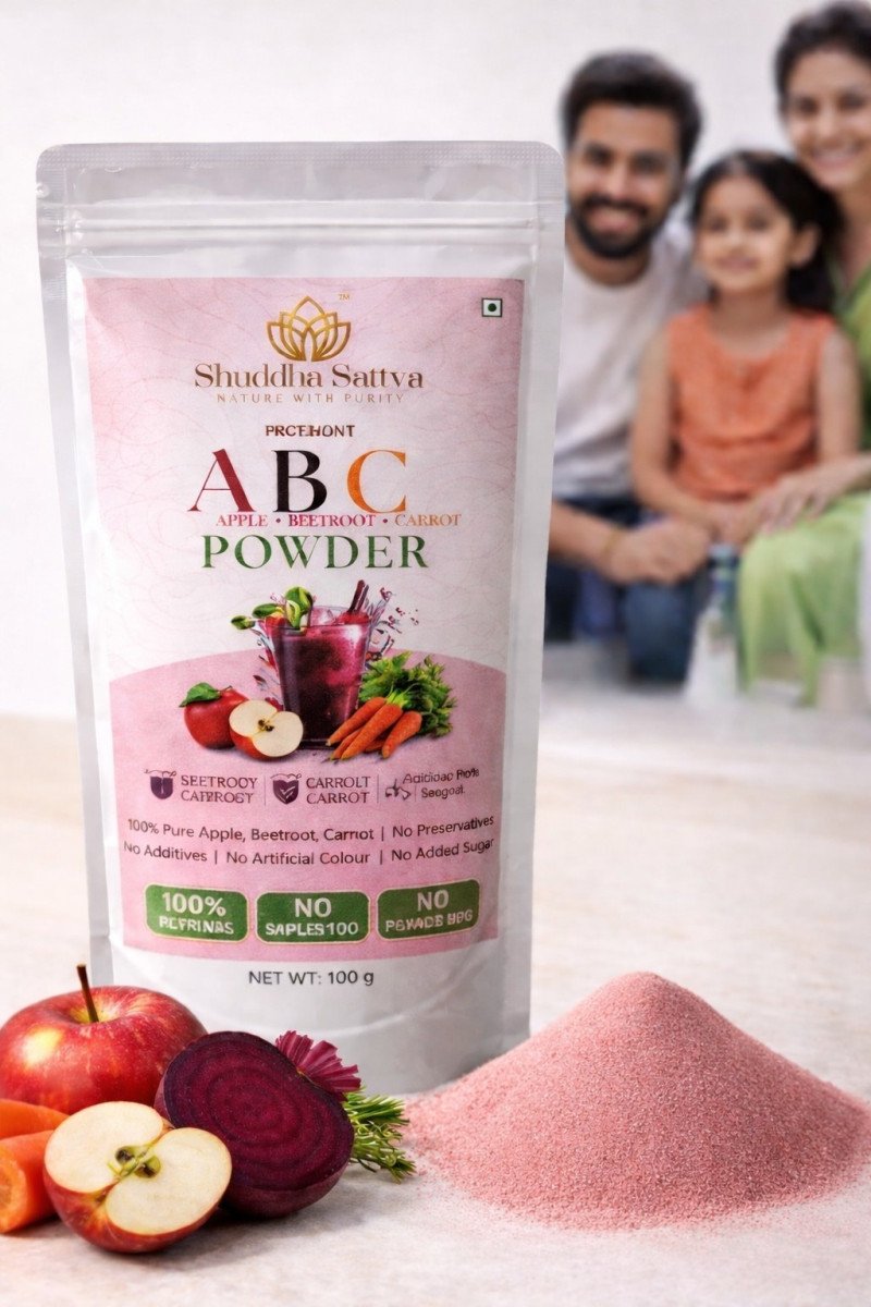 ABC Powder (Apple Beetroot Carrot)(100gm) | 100% NATURAL