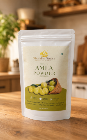 Seedless Amla Powder — Indian Gooseberry (Amalaki) 100g | Single ingredient